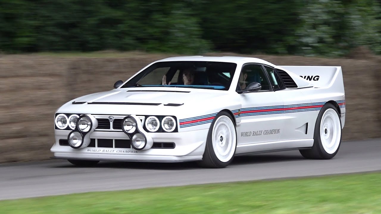 A legendary rally car in action after decades