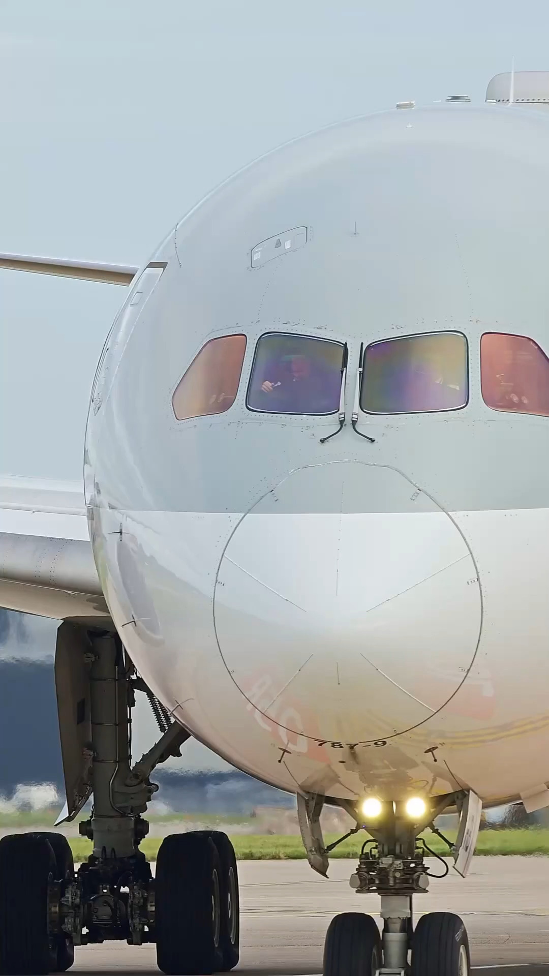 Boeing 787 Dreamliner seen up close