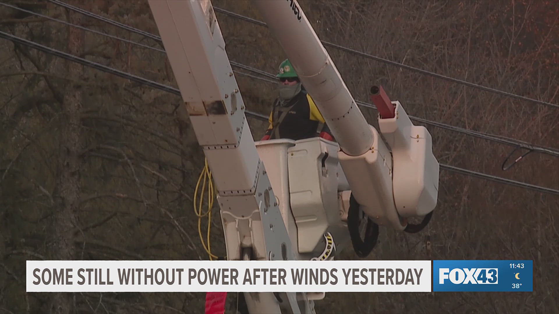 Wind gusts leave thousands without power across central Pennsylvania<br><br>