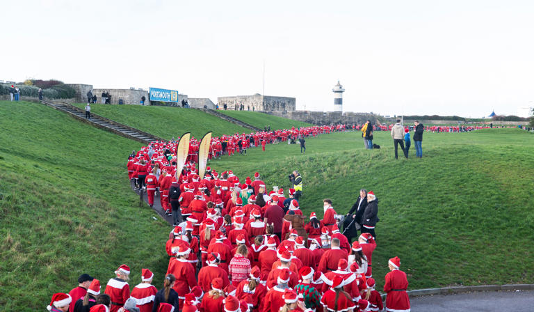 Southsea Santa fun run returns to Portsmouth seafront - when is it and ...