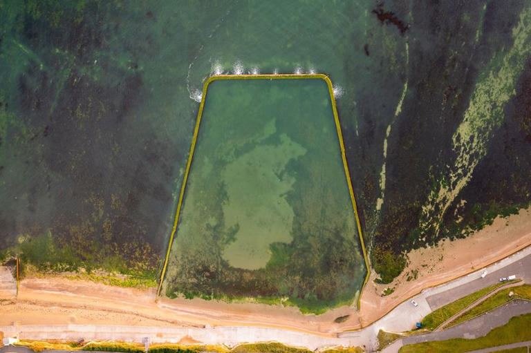 The stunning Kent tidal pool believed to be the UK's largest