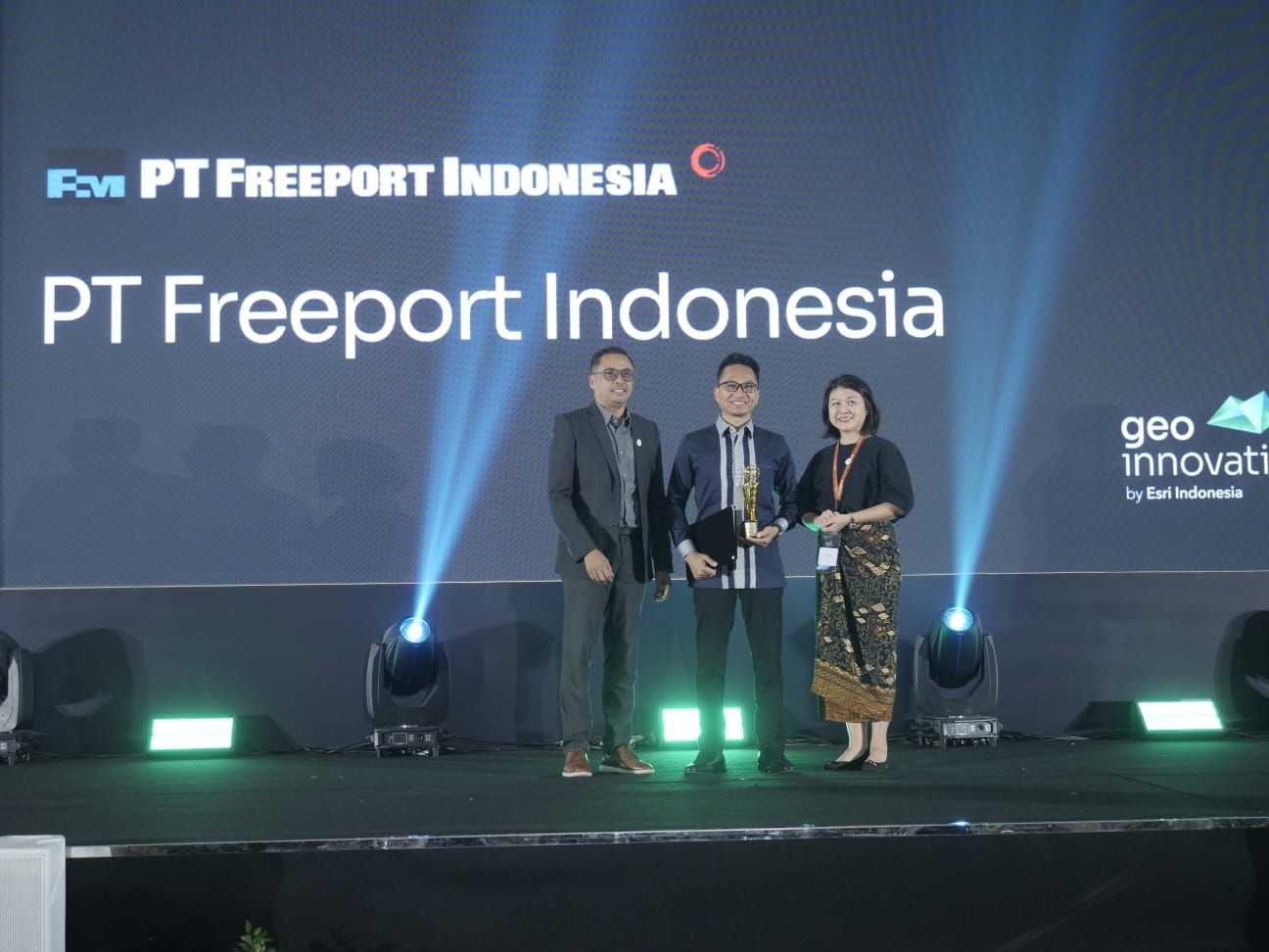 Terapkan Teknologi Keselamatan, Freeport Indonesia Raih Penghargaan GeoInnovation
