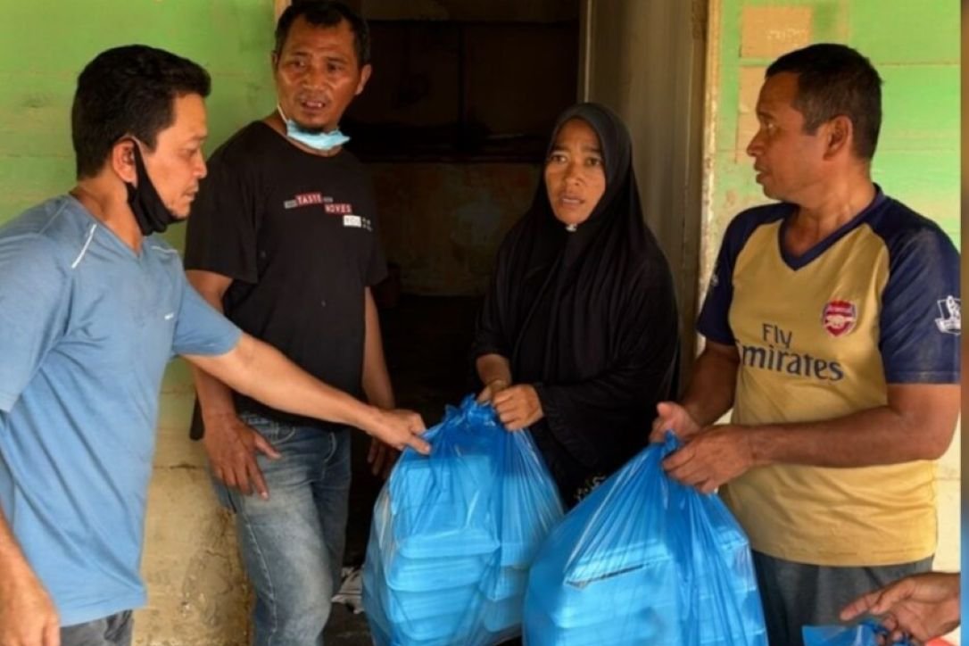 SPPG Langsa Barat Bantu Warga Terdampak Bencana