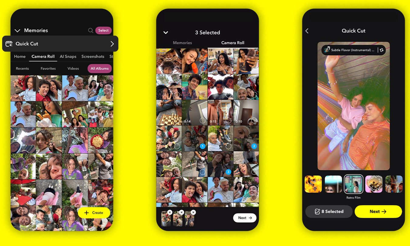 Your Snapchat Memories can be beat-synced in seconds, if you’re on iPhone<br><br>