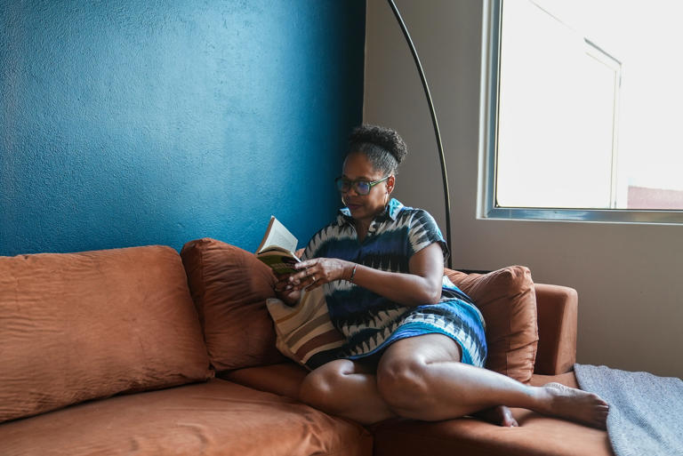 Adalia Aborisade at her home in Mexico City, Mexico, on Thursday, November 6, 2025.