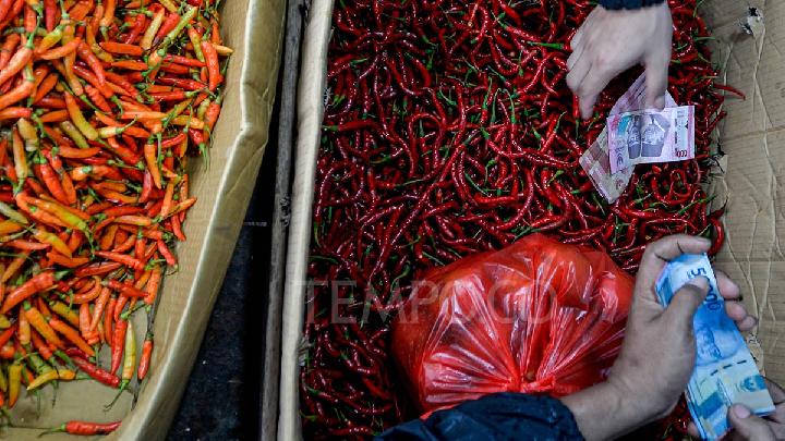 Harga cabai dan ayam turun hari ini