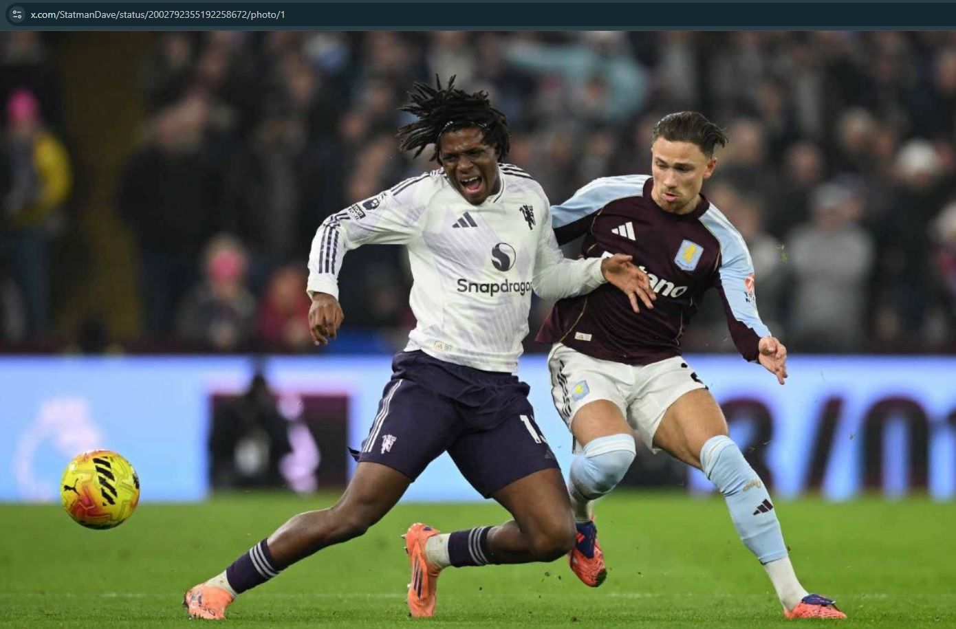 Hasil Liga Inggris: Posisi Man United Turun, Aston Villa Panaskan Persaingan Tiga Besar