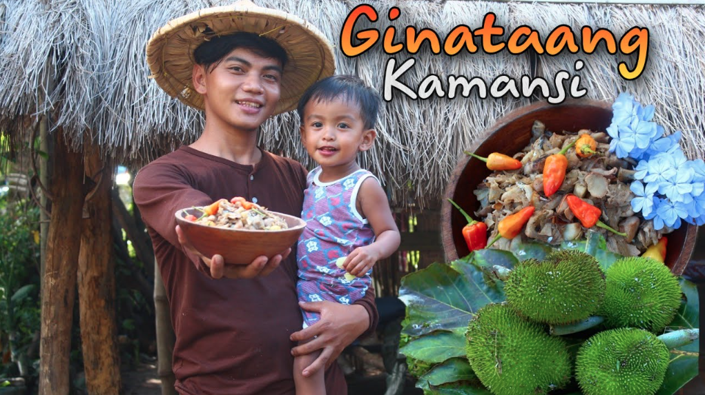 Cooking ginataang pakak with kamansi and enjoying fresh soursop (guyabano)