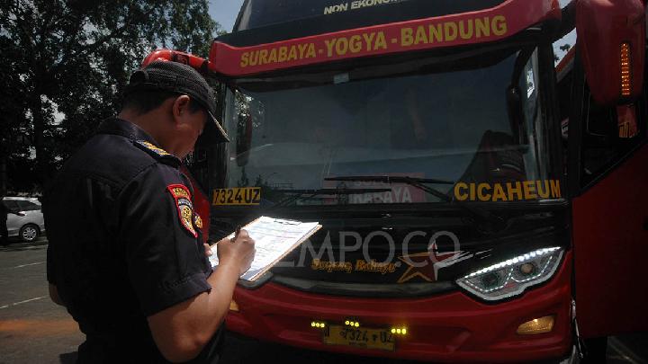 Kemenhub Cek Kelaikan 85 Bus, 7 Tidak Layak Jalan