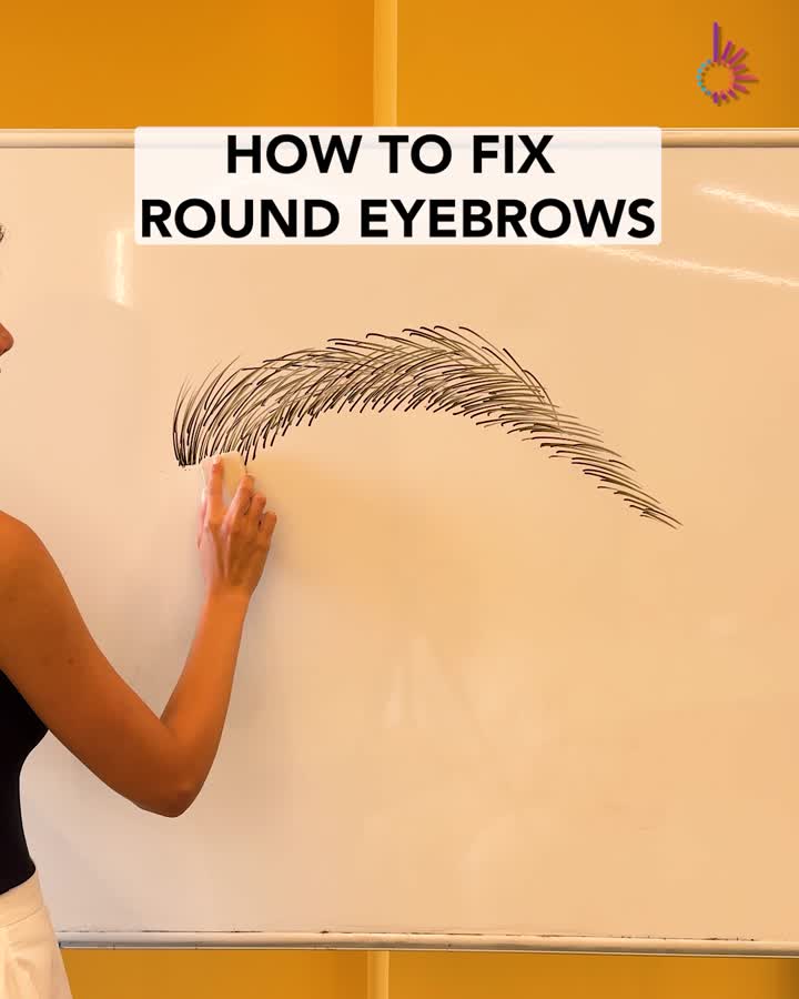 Let's fix round eyebrows