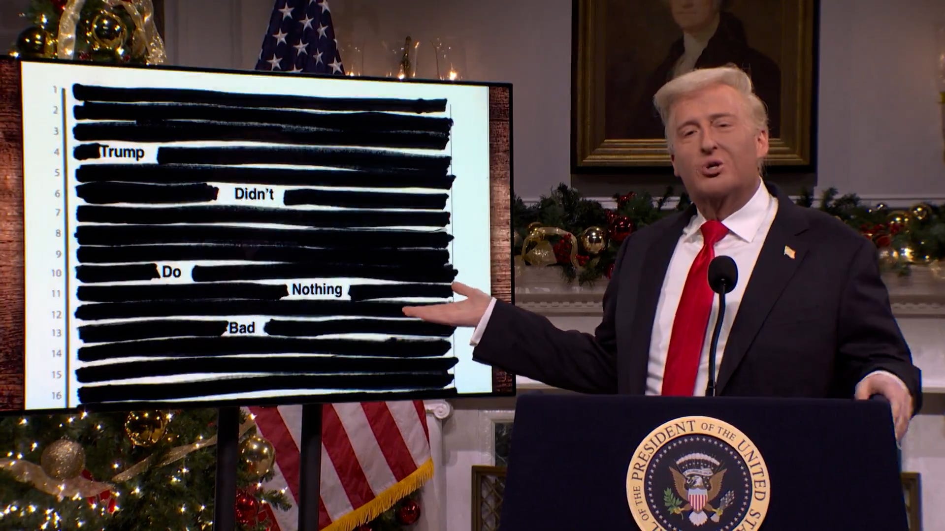 Saturday Night Live mocks Trump over Epstein files, Patriot Games in cold open<br><br>
