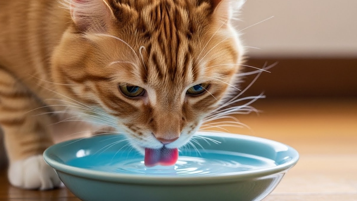 Does it frustrate you when your cat spills water? This is why they ...