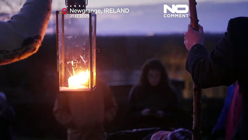 Winter solstice at Ireland’s Newgrange attracts 2,000 visitors