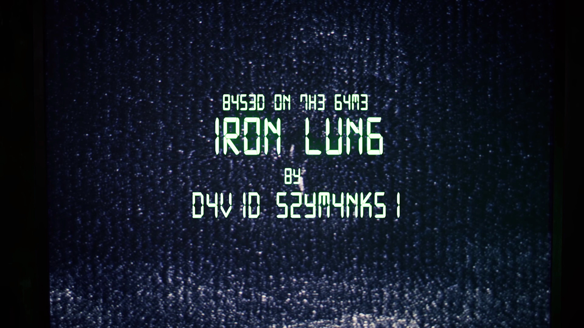 Iron lung movie