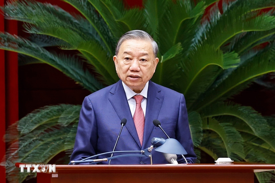 Toàn văn bài phát biểu của Tổng Bí thư Tô Lâm tại khai mạc Hội nghị lần thứ 15 khoá XIII