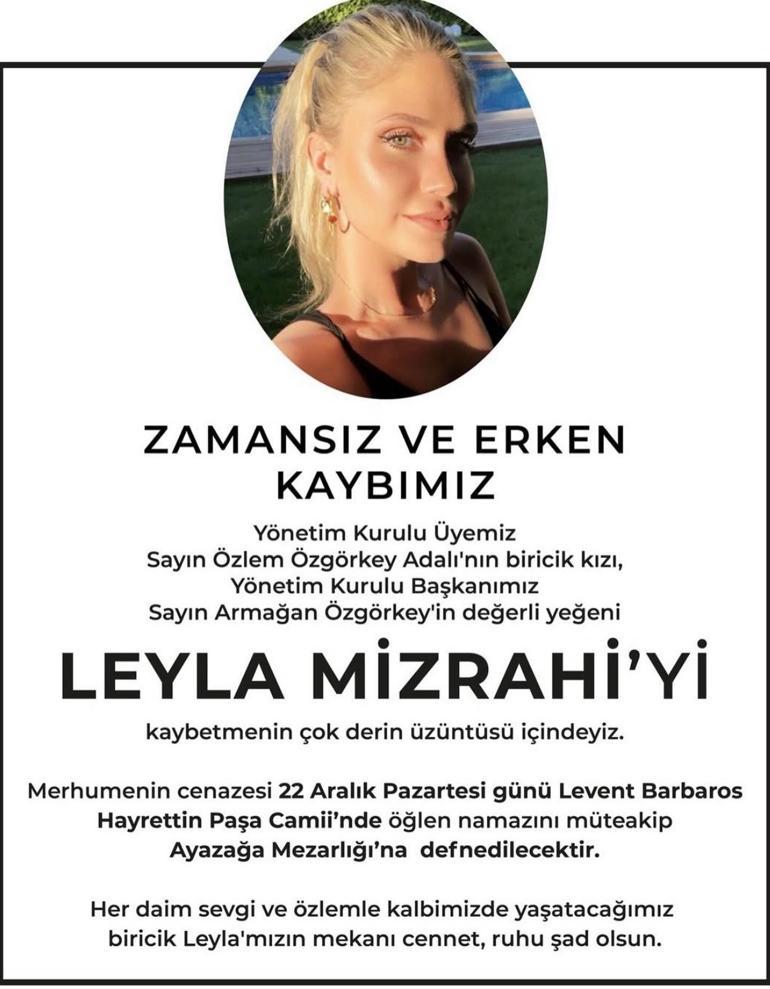Acı haber! 6 ay önce anne olmuştu! Leyla Mizrahi uykusunda vefat etti