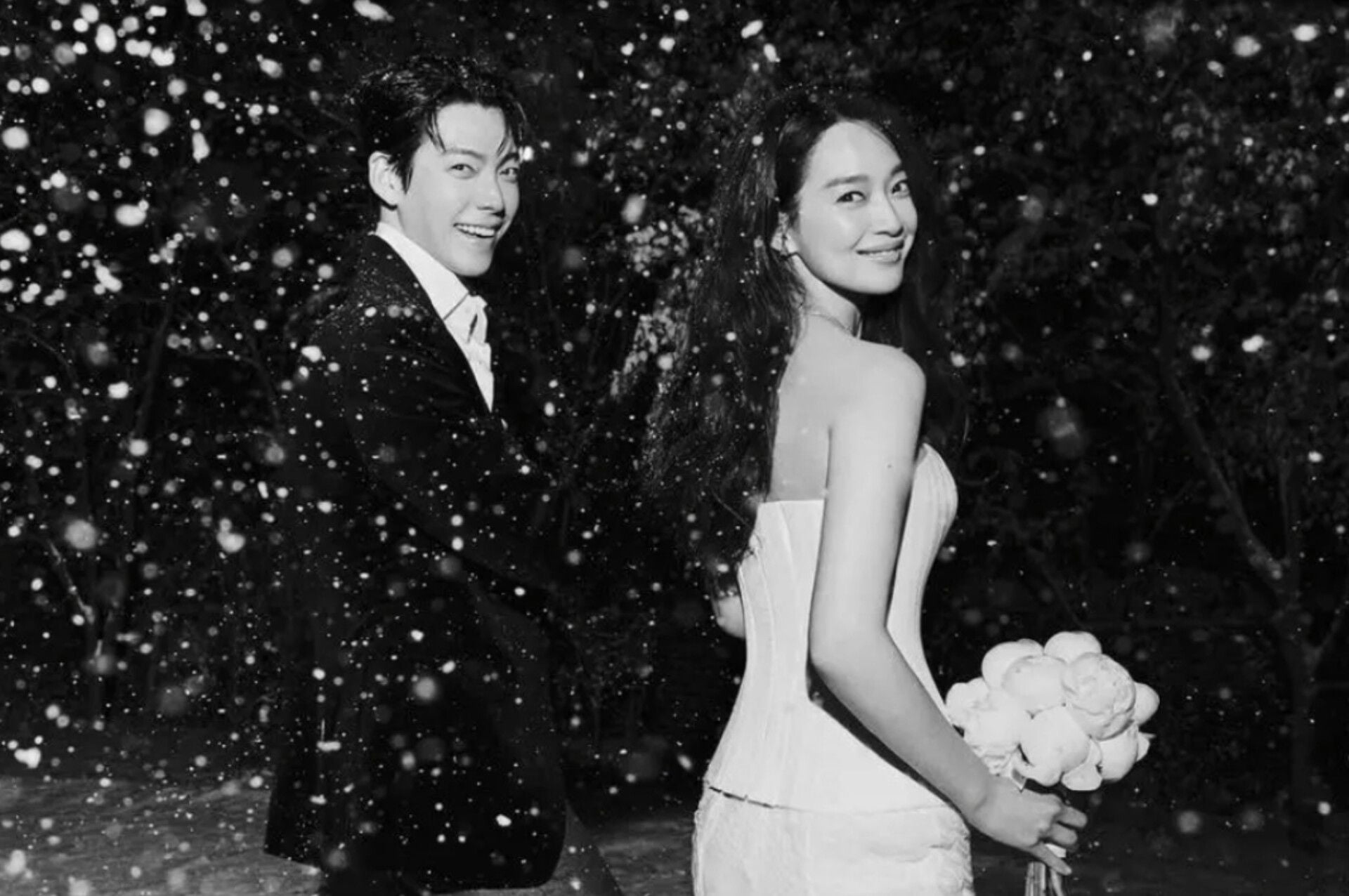 Agensi Shin Min Ah dan Kim Woo Bin Umumkan Foto Pernikahan Mencengangkan
