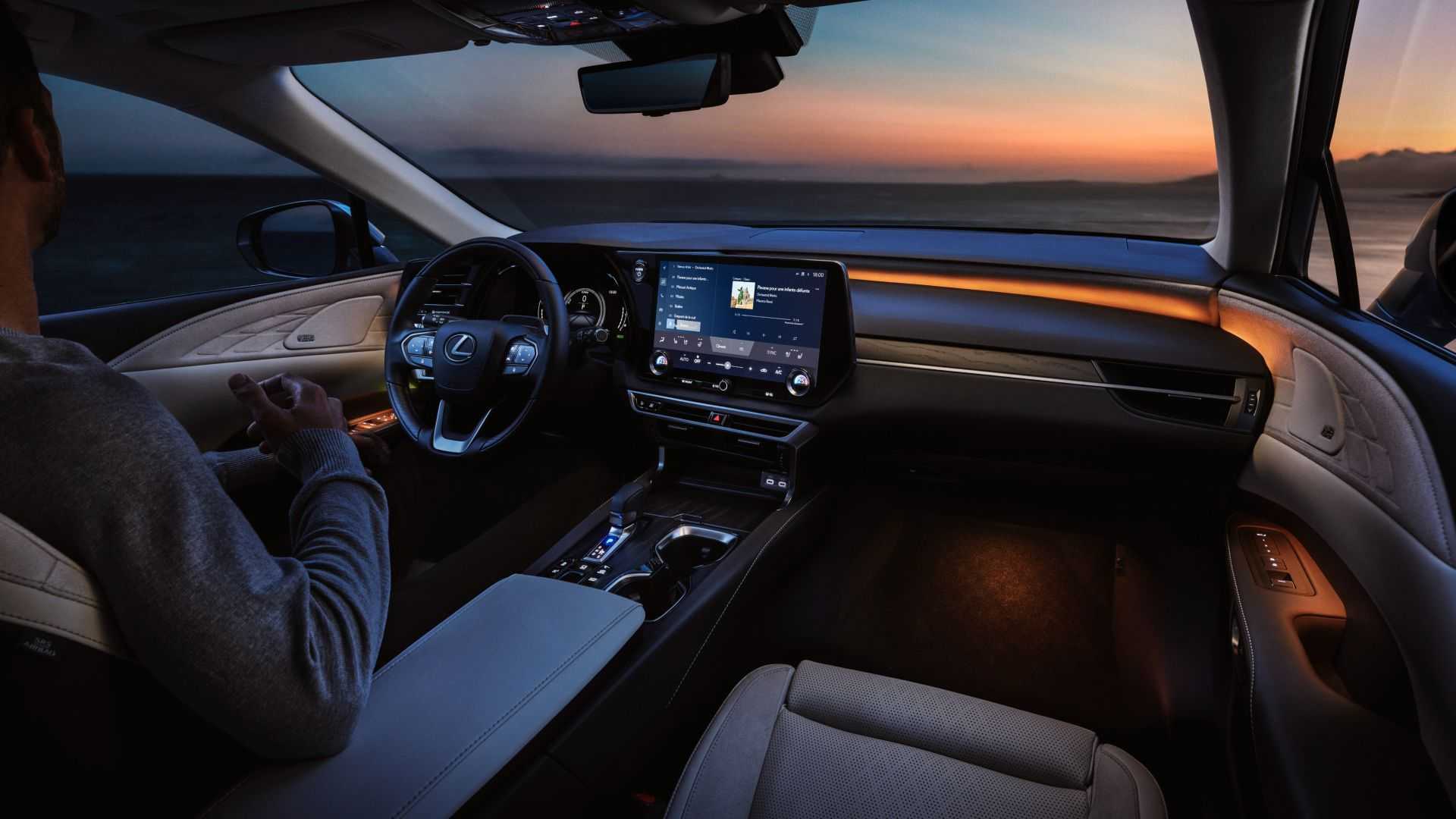 2026 Lexus RX cockpit