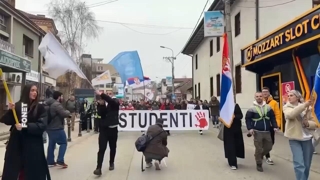 Students in Serbian town protest against government pressure on state ...