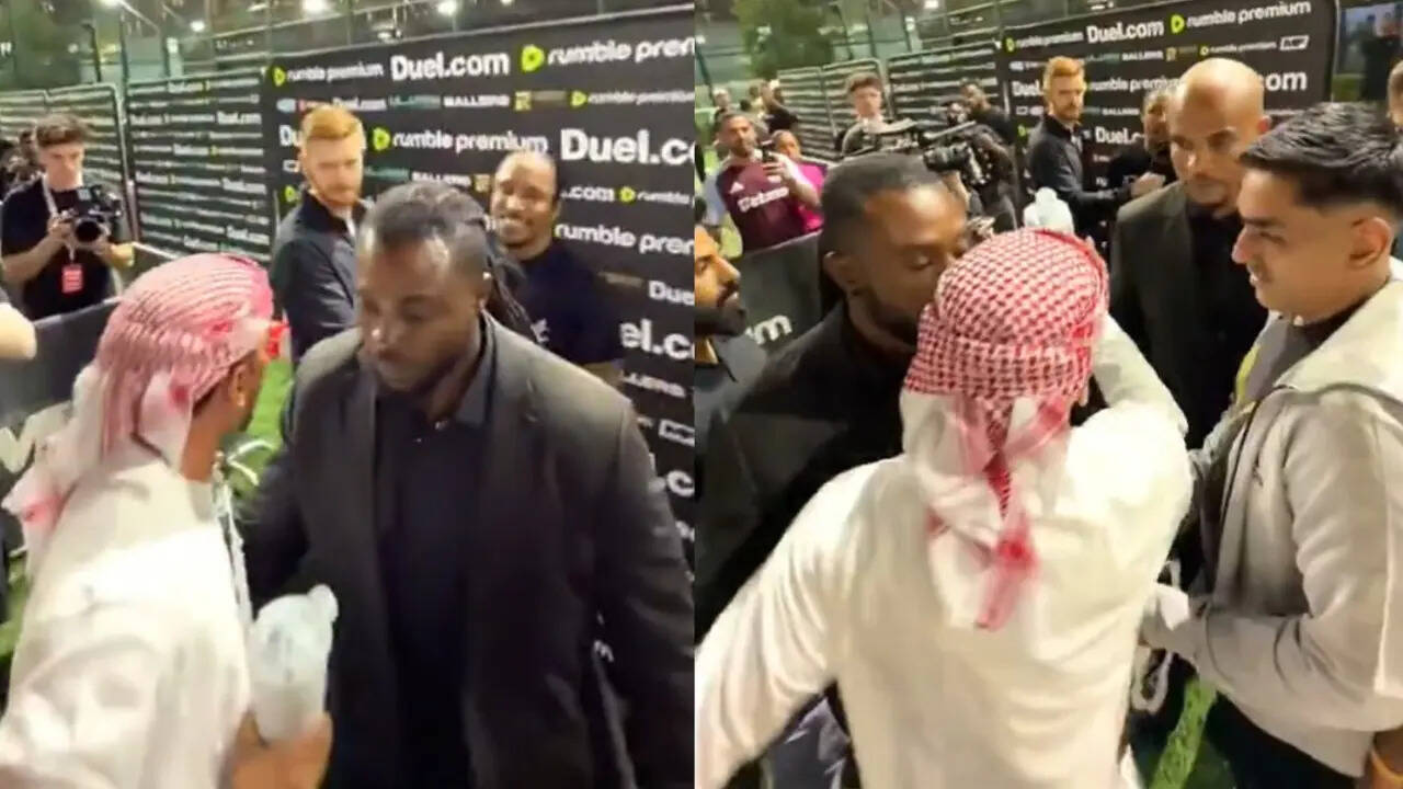 india tera baap hai: boxer neeraj goyat involved in heated exchange with anthony taylor - watch