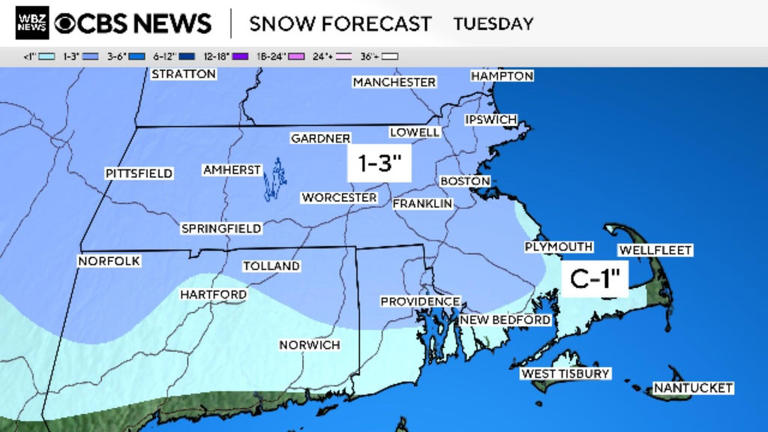 Will it be a white Christmas in Massachusetts? Forecast maps show who ...