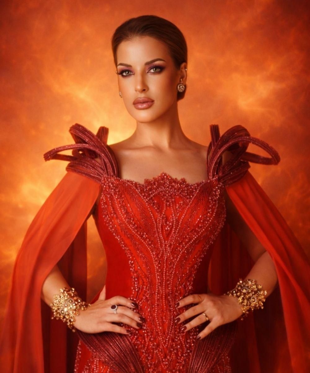 Pesona Tasya Farasya di Premier Avatar dengan Gaun Merah Bikin Pangling!