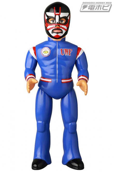 前田日明や高田伸彦、藤原喜明らレジェンドレスラーのソフビモデルが