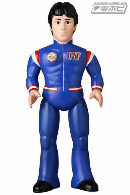 前田日明や高田伸彦、藤原喜明らレジェンドレスラーのソフビモデルが