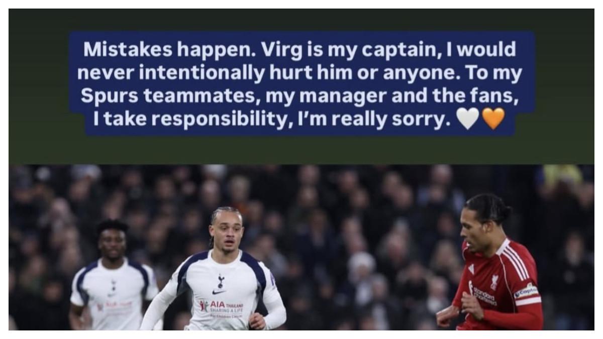 Pemain Tottenham Menangis Usai Dikartu Merah Lawan Liverpool