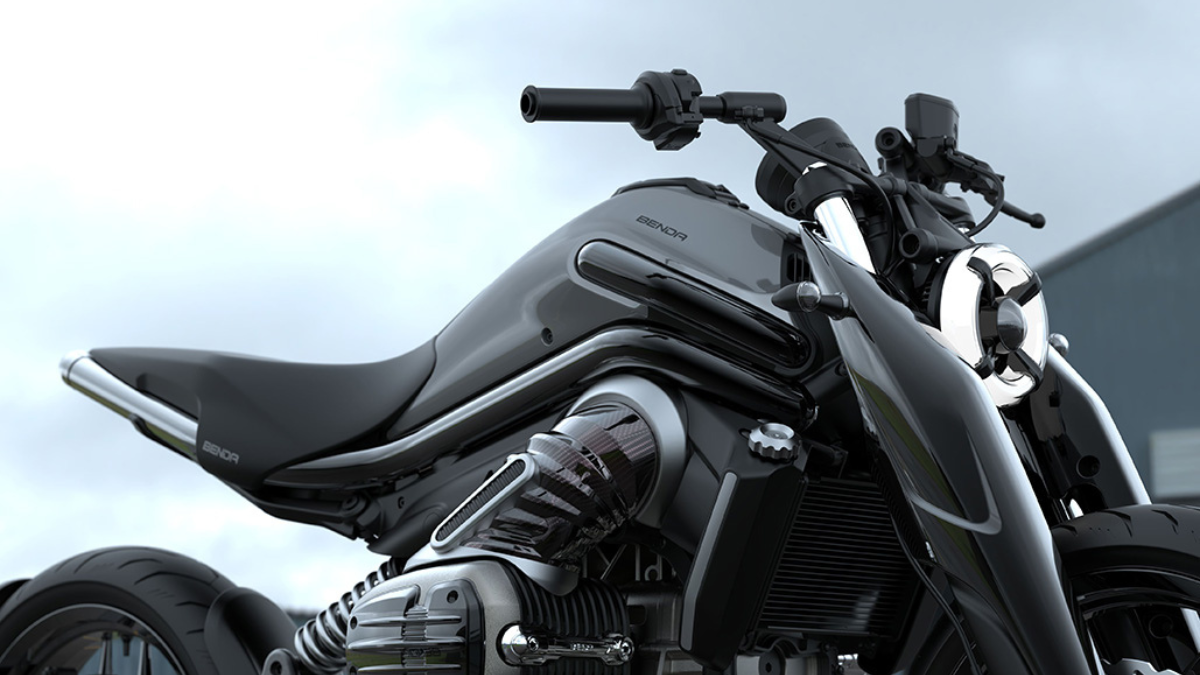 Motor Futuristik Benda P51, Mesin Boxer Hybrid Setara Superbike