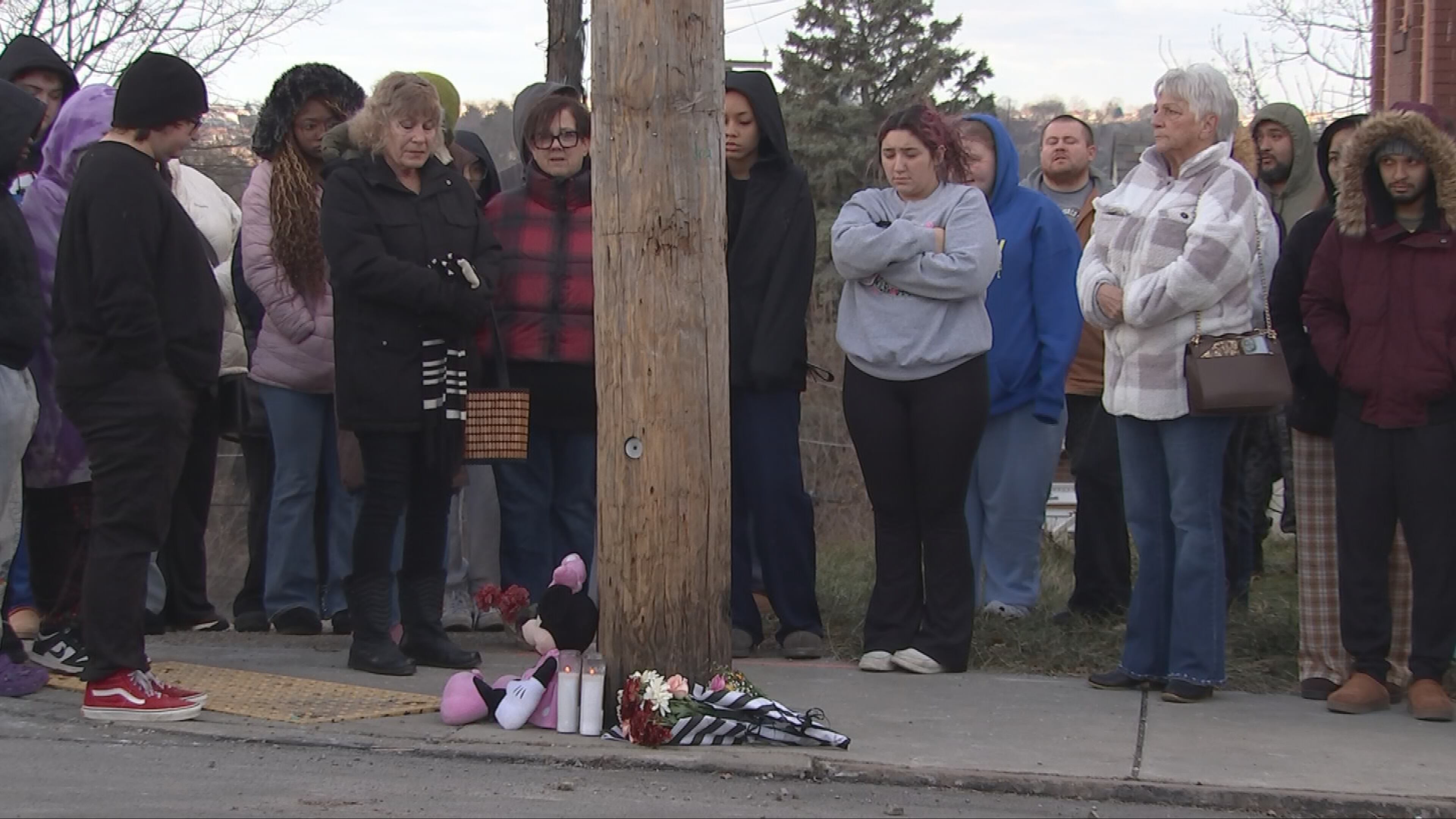 Carrick community holds vigil for high school senior hit, killed by vehicle