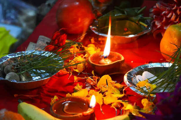 What happens when you light a diya every evening for 21 days