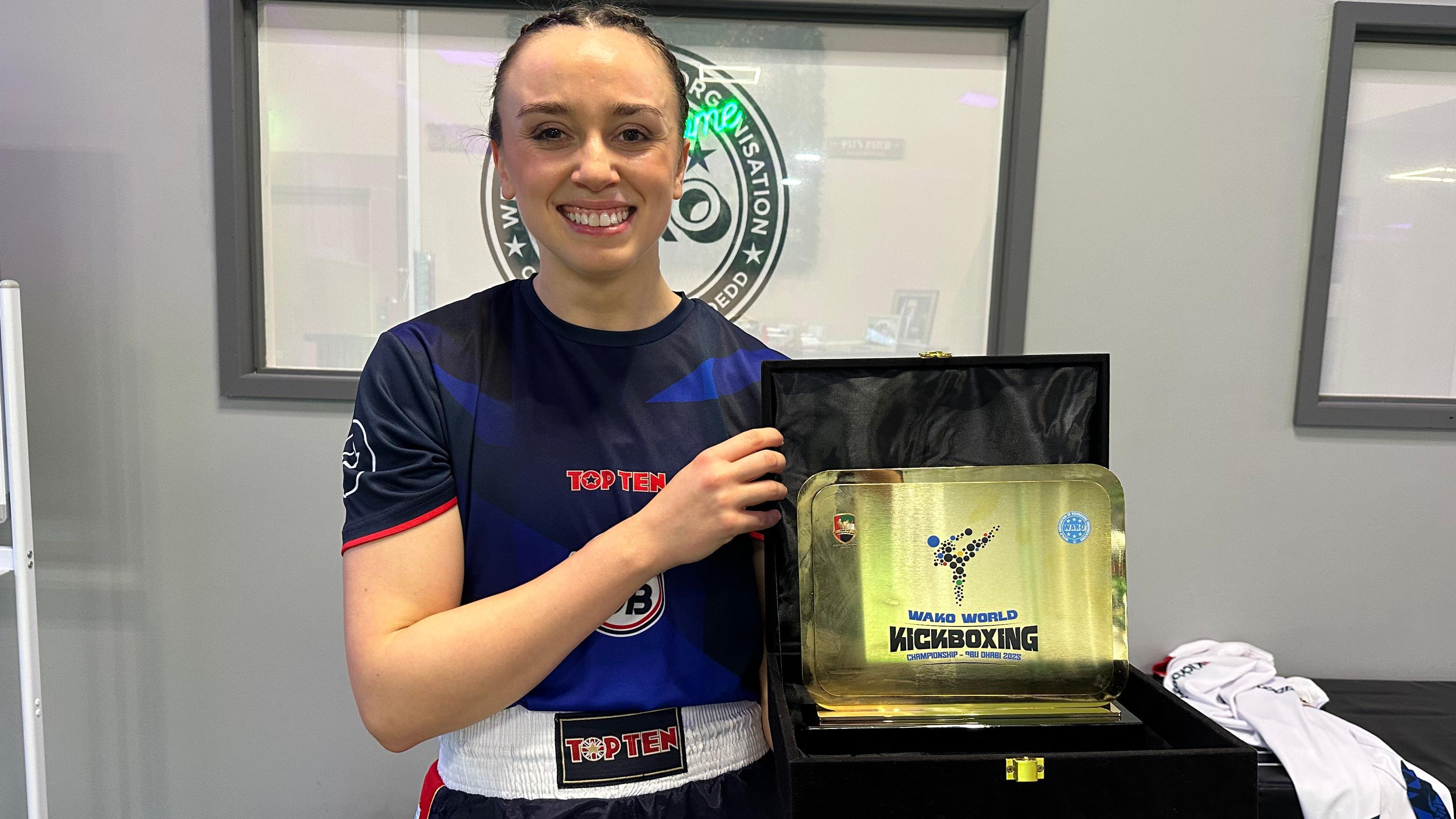 Randall celebrates third and 'most challenging' world title
