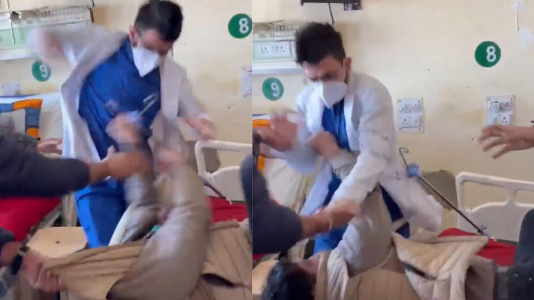 'Badtameez aadmi hai ye': Fresh video of IGMC doctor-patient fight ...