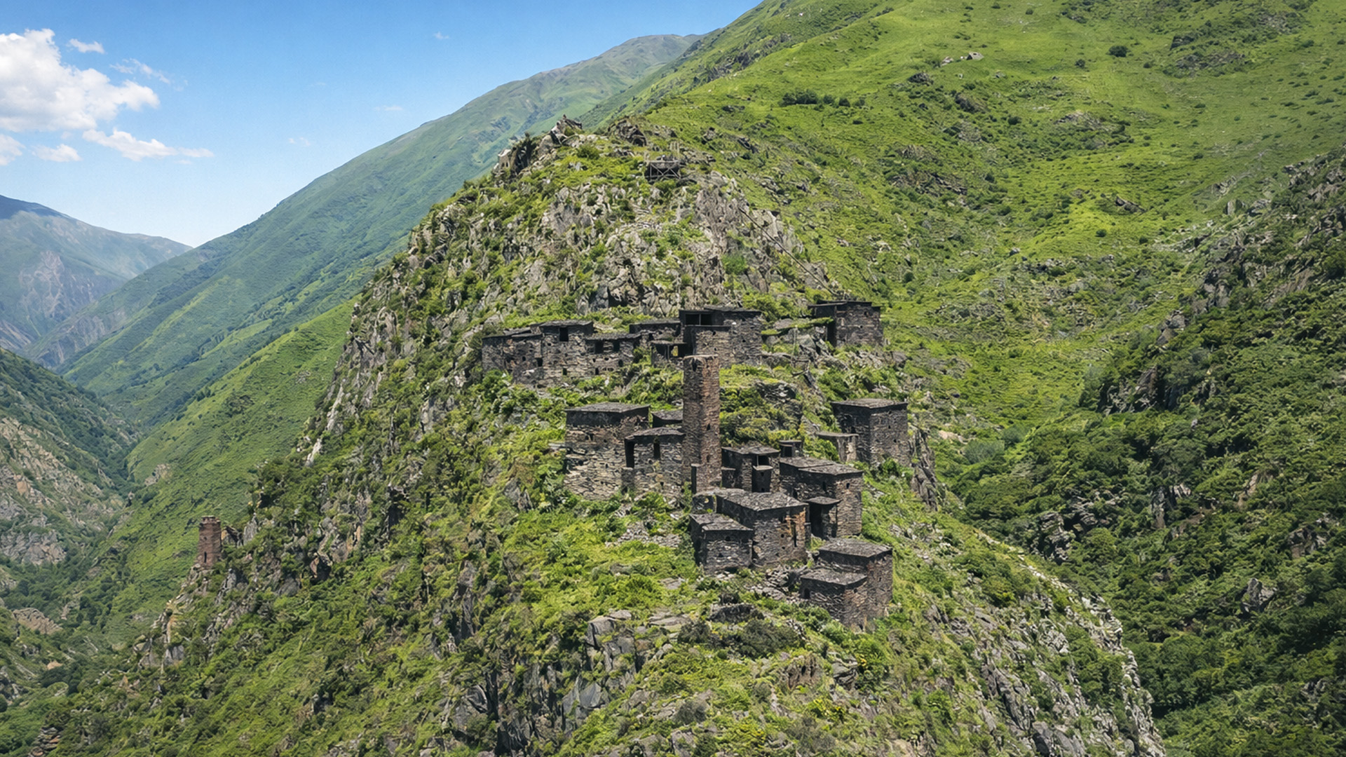 benteng-batu-di-pegunungan