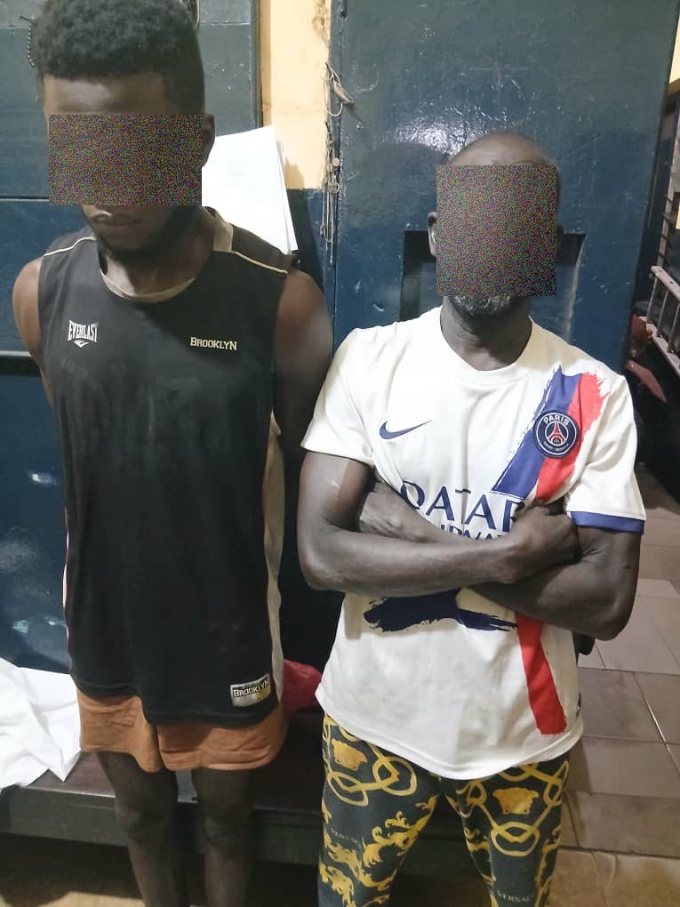 Two arrested for unlawful possession of firearm, ammunition