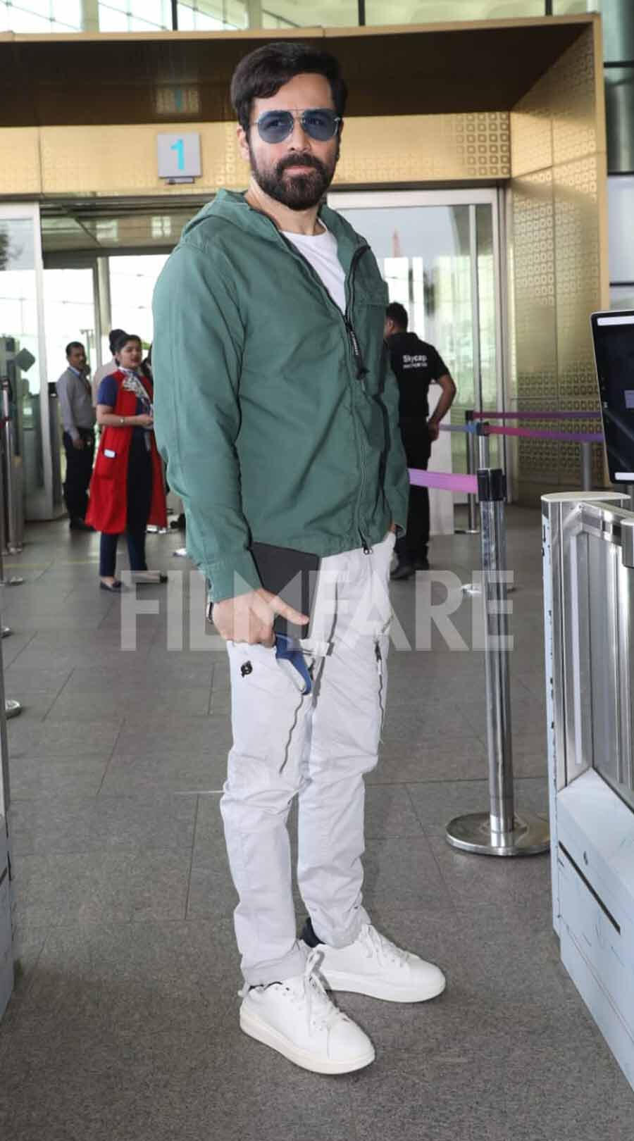 In pictures: Emraan Hashmi returns to shoot after recent surgery