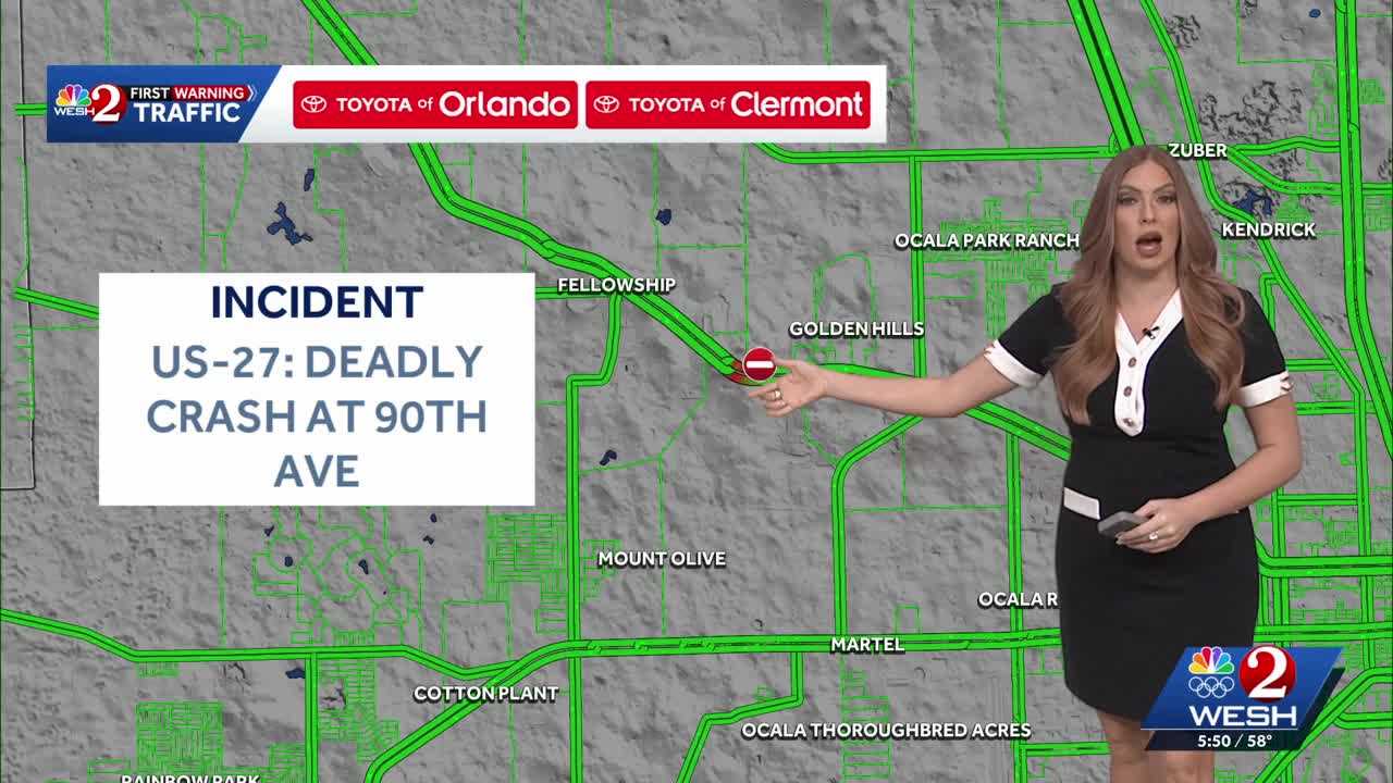 Ocala man killed in multi-vehicle crash on US 27