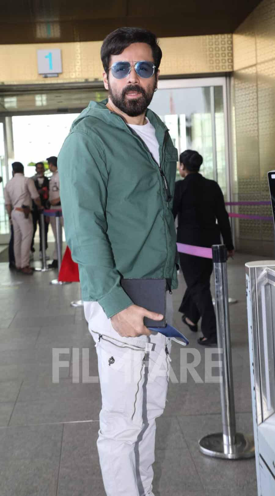 In pictures: Emraan Hashmi returns to shoot after recent surgery
