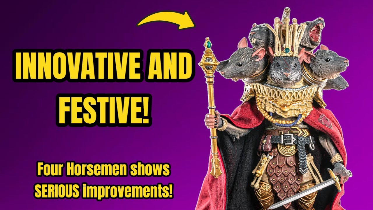 I was not ready for this… Mythic Legions Mouse King figure review