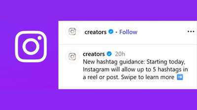 Instagram hashtags: You can now only use 5 hashtags in reels and posts ...