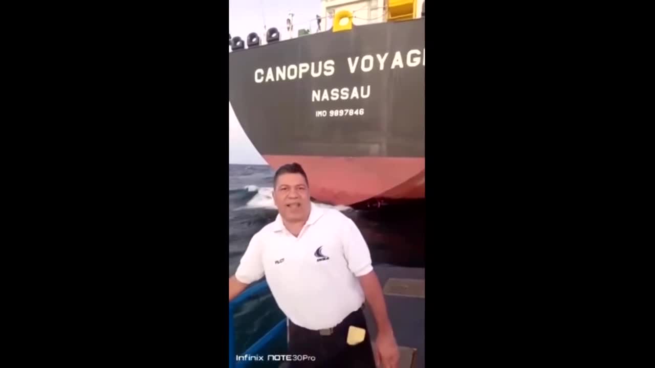 Video claims to show tanker carrying Venezuelan oil sets sail for US<br><br>