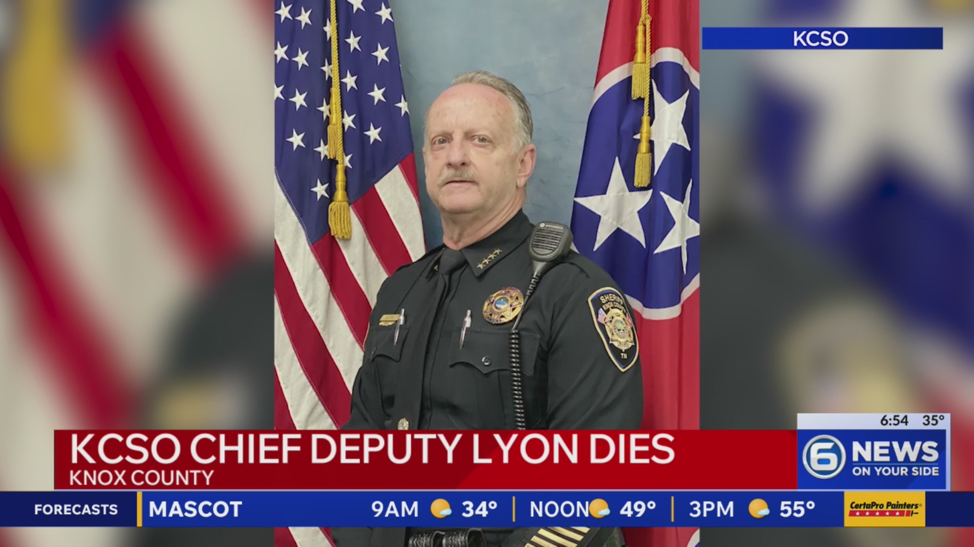KCSO Chief Deputy Bernie Lyon dies
