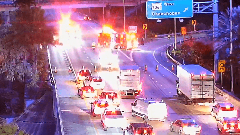 Lanes on I-95 north in Jupiter reopen after crash with injuries