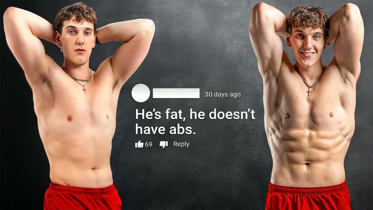 How he transformed his body in 30 days for abs only