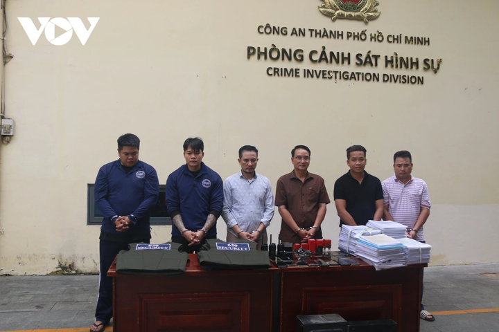 Triệt phá băng nhóm cưỡng đoạt tài sản núp bóng doanh nghiệp tại TP.HCM