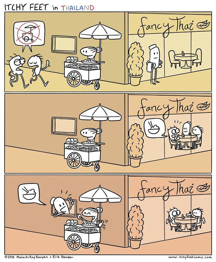 26 new comics that show the funny differences between different ...
