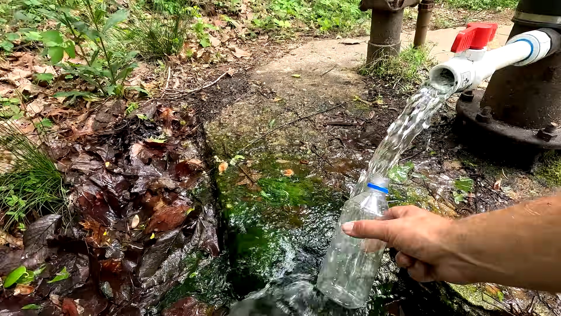 Hidden mountain springs reveal the ruins of a 19th-century resort