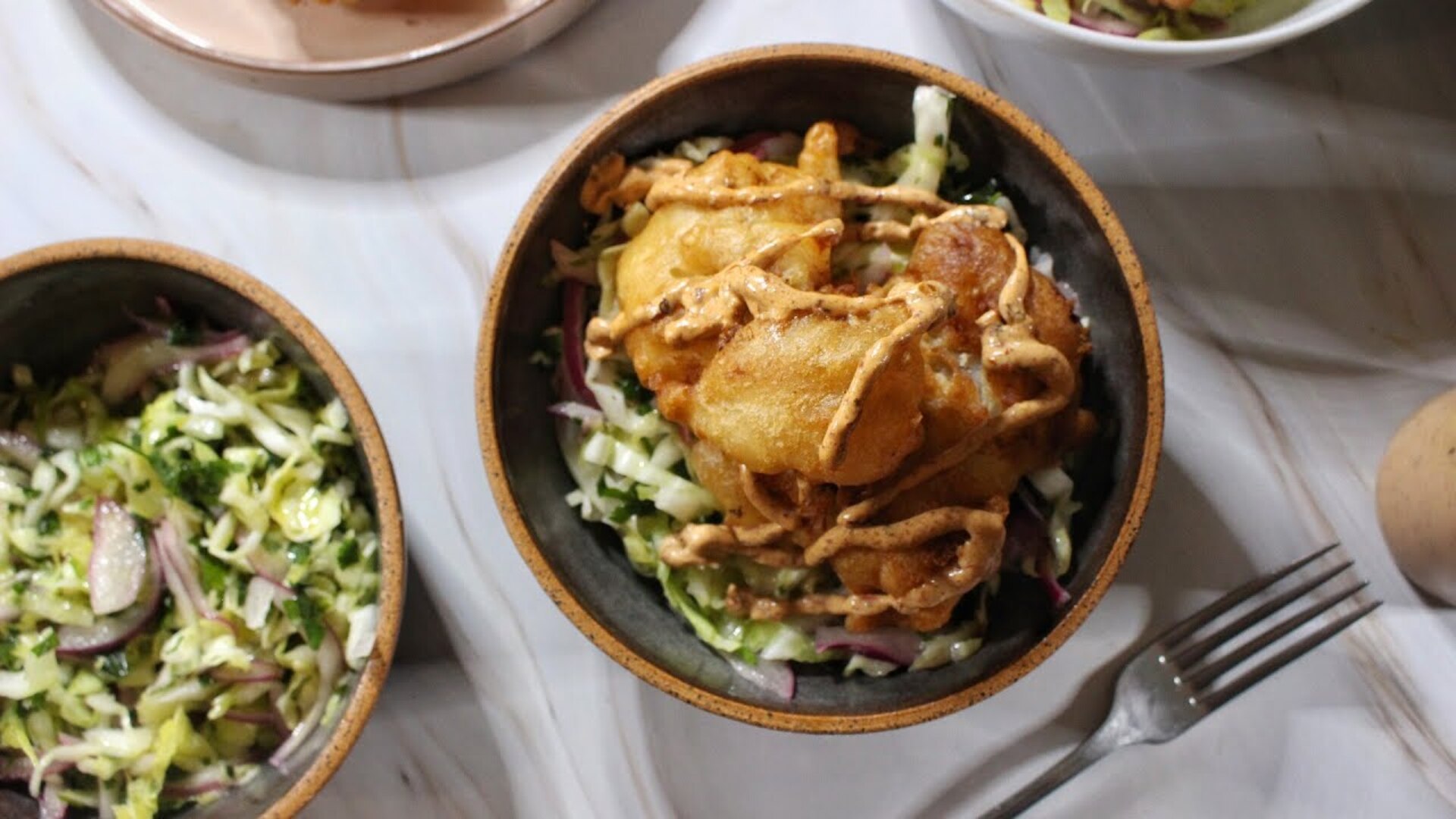 Baja fish taco bowl recipe