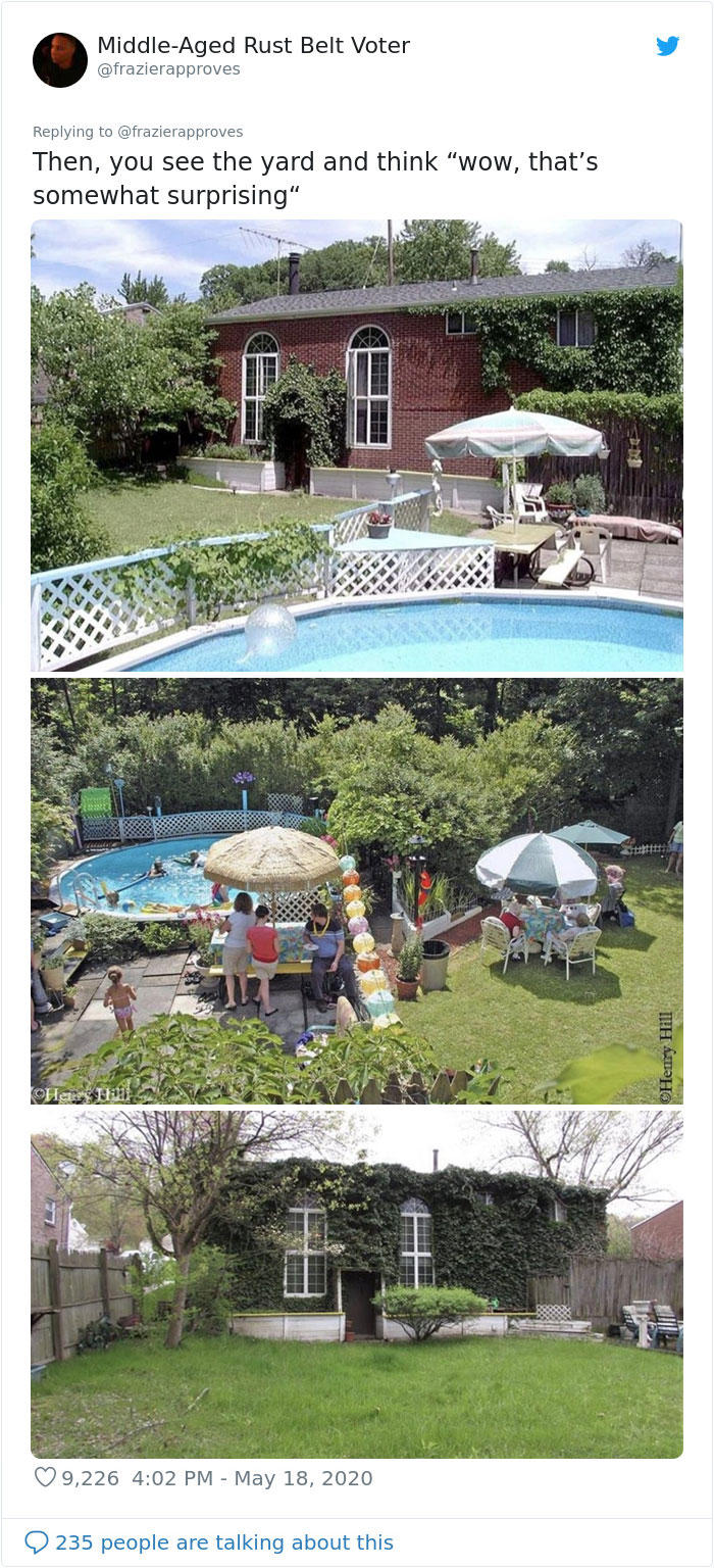 Someone found this $159,900 house listing that looks modest at first ...